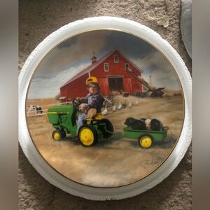 Danbury mint John Deere plate